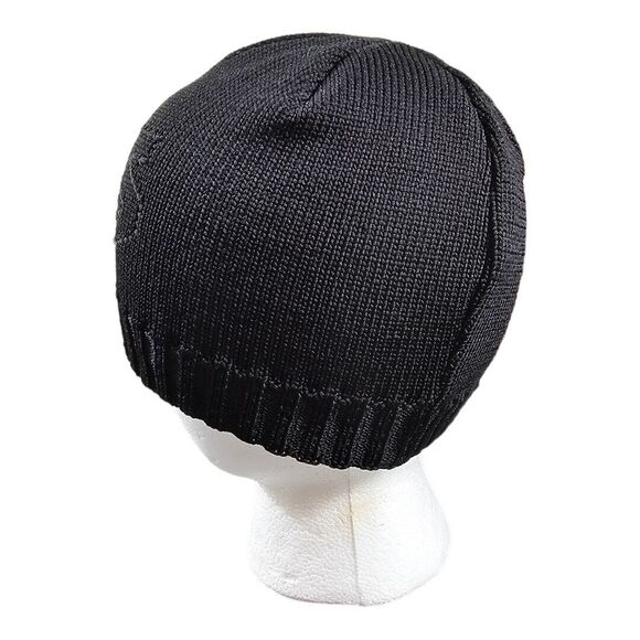 Burton Beanie Unisex Small Black Knit Skiing Snowboarding Retro Hat - Picture 2 of 7